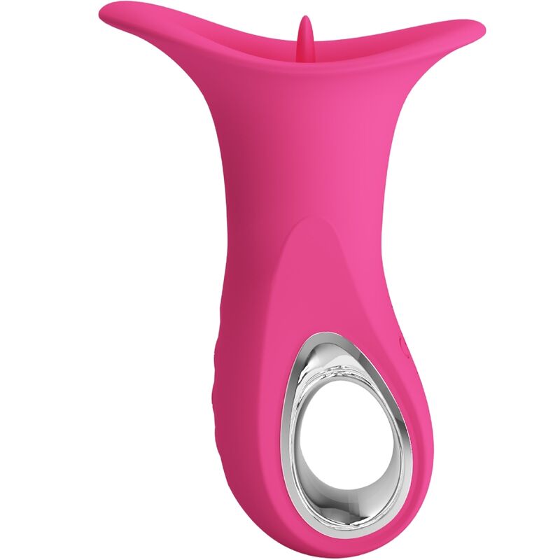 PRETTY LOVE - CLYDE ORAL Sensory Device VIBRIERENDE ZUNGE 12 VIBRATIONEN ROSA