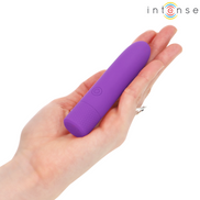 INTENSE - SYMONE USB WIEDERAUFLADBARES VIBRATIONSGESCHOSS 8 VIBRATIONEN LILA 10 X 2,2 CM