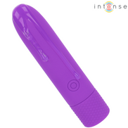 INTENSE - SYMONE USB WIEDERAUFLADBARES VIBRATIONSGESCHOSS 8 VIBRATIONEN LILA 10 X 2,2 CM