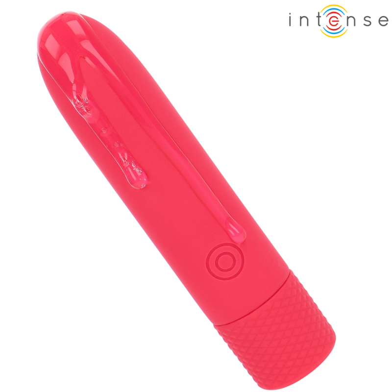 INTENSE - SYMONE USB WIEDERAUFLADBARER VIBRATIONSKUGEL 8 VIBRATIONEN ROT 10 X 2,2 CM