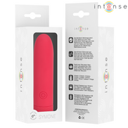 INTENSE - SYMONE USB WIEDERAUFLADBARER VIBRATIONSKUGEL 8 VIBRATIONEN ROT 10 X 2,2 CM