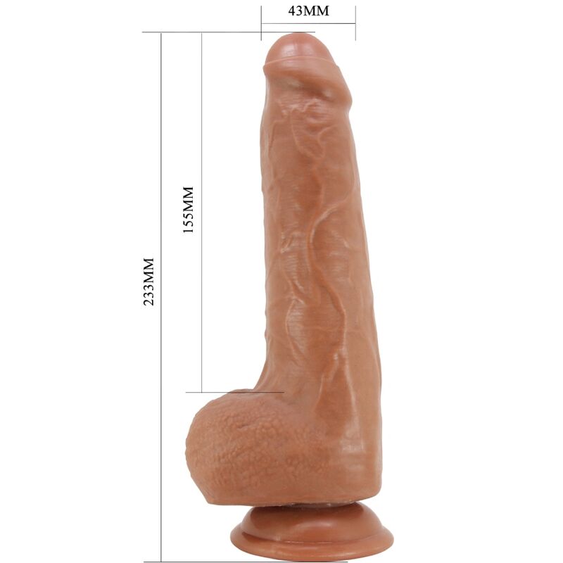 PRETTY LOVE - DRACO REALISTIC Wellness Device 23 CM MODEL 2 FLESH