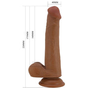 PRETTY LOVE - TALLEN REALISTIC Wellness Device 22 CM BROWN