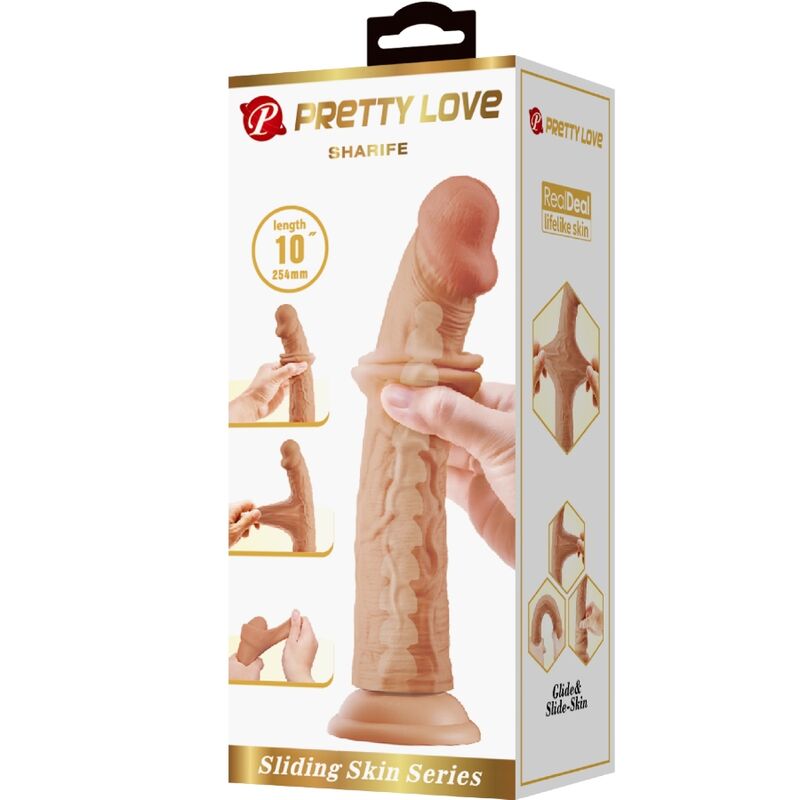 PRETTY LOVE - SHARIFE REALISTIC Wellness Device 25 CM FLESH
