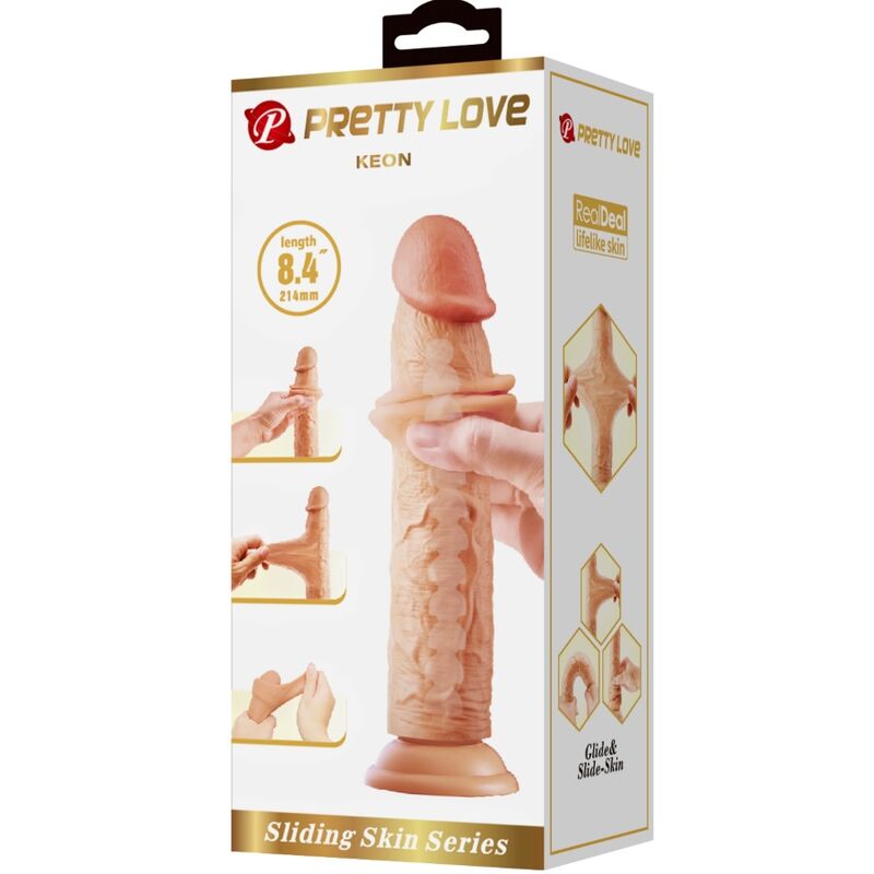 PRETTY LOVE - KEON REALISTIC Wellness Device 21 CM FLESH