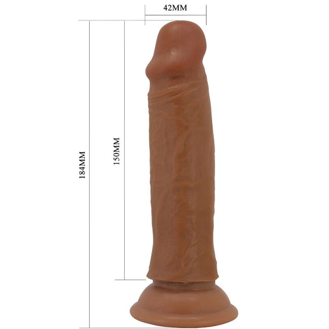 PRETTY LOVE - QUENTIN REALISTIC Wellness Device 18 CM BROWN