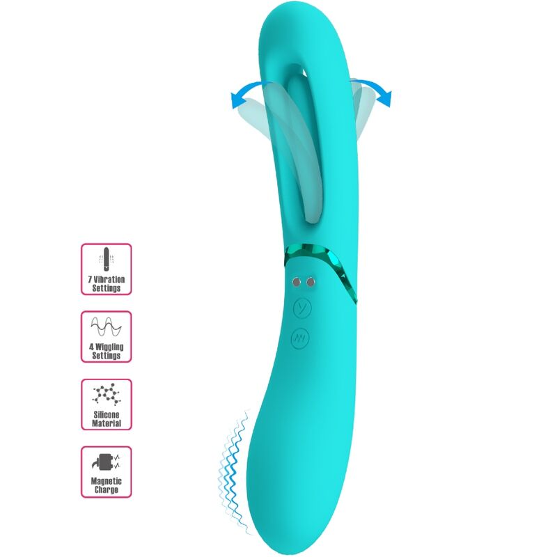 ROMANCE - LEXIE G-SPOT Sensorisches Gerät 7 VIBRATIONEN BLAU