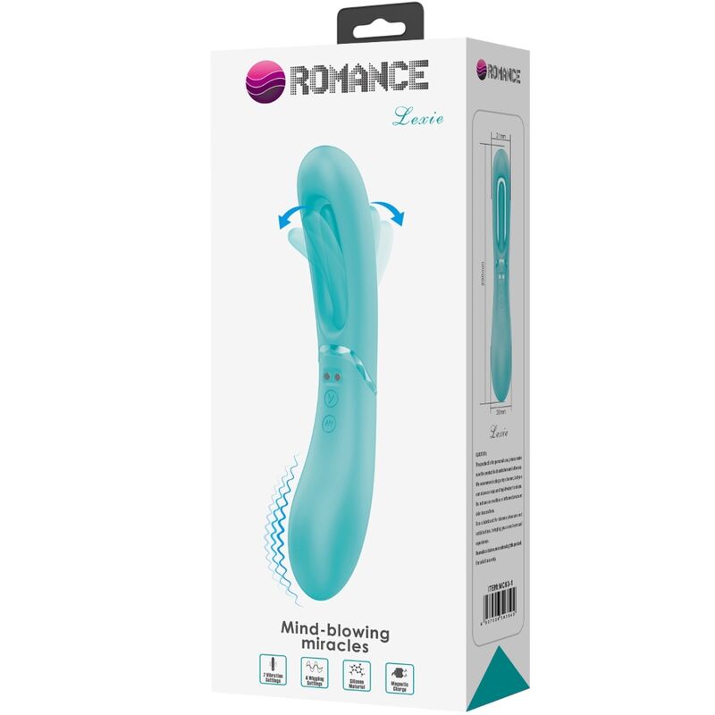 ROMANCE - LEXIE G-SPOT Sensorisches Gerät 7 VIBRATIONEN BLAU