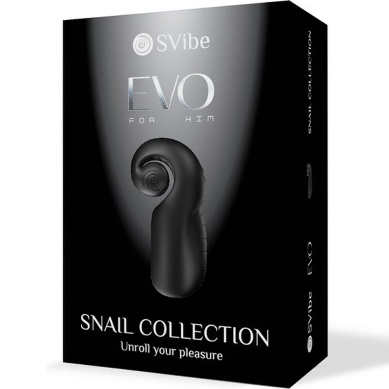 SNAIL VIBE - EVO FOR HIM MÄNNLICHER MASTURBATOR SLIDE NROLL SCHWARZ
