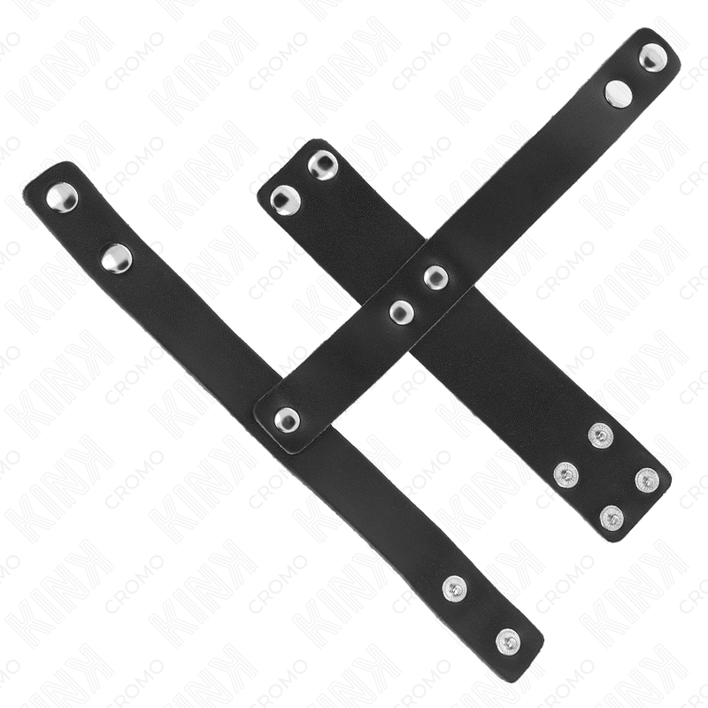 KINK - LEDER-PENISKÄFIGRING MIT VERSTELLBAREM HODENTRENNER
