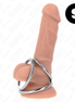 KINK - DREIFACH VERCHROMTER PENISRING 3.2 CM BIS 4.5 CM