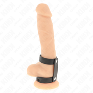 KINK - VERSTELLBARER PENISRING AUS DOPPELTEM LEDER