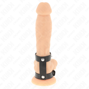 KINK - VERSTELLBARER PENISRING AUS DOPPELTEM LEDER