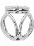 KINK - TRIPLE CHROME METAL PENIS RING 3.8 CM TO 5 CM MODEL 1