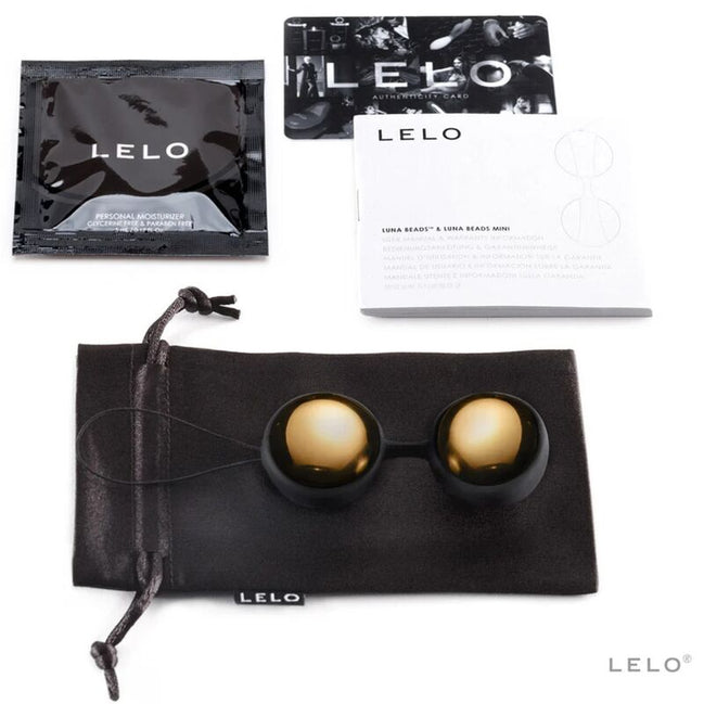 Lelo Luna Beads Kegel Set — 20 Karat Gold