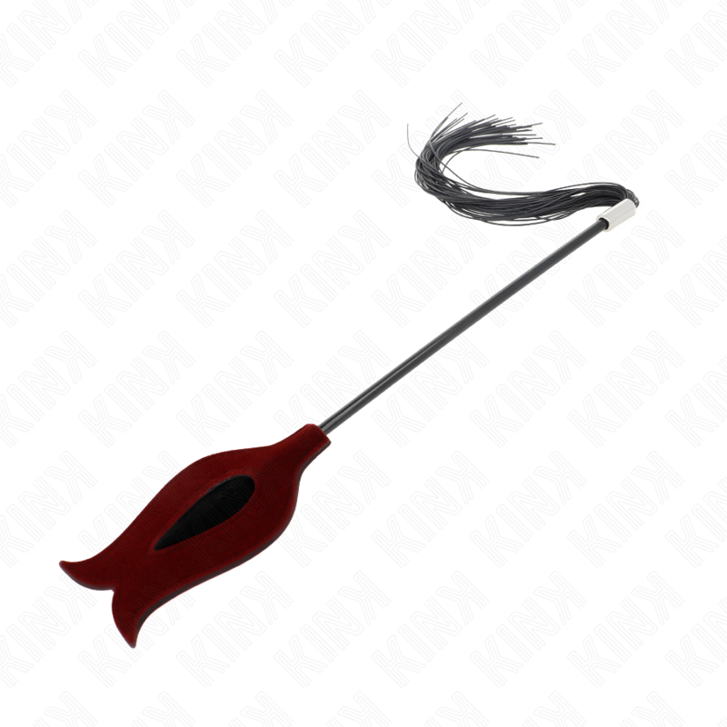 KINK - ROSENFÖRMIGE SILIKON-QUASTENPEITSCHE 45 CM