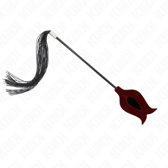 KINK - ROSENFÖRMIGE SILIKON-QUASTENPEITSCHE 45 CM