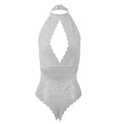 SUBBLIME - 953867 LACE BODYSUIT WEISS L/XL
