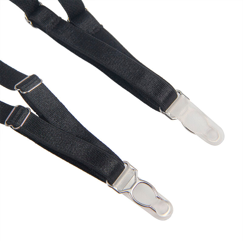 SUBBLIME - 954154 BODY MIT STRUMPFHALTER SCHWARZ L/XL