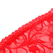 SUBBLIME - 954208 LACE-BABYDOLL MIT VERSTELLBAREN TRÄGERN ROT S/M