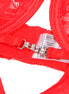 SUBBLIME - 954215 SPITZEN-BABYDOLL MIT VERSTELLBAREN TRÄGERN ROT L/XL