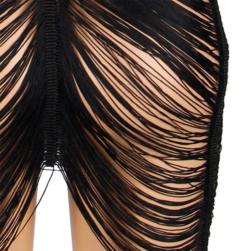 SUBBLIME - 954239 Trägerkleid + String Schwarz L/XL