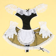 SUBBLIME - 954314 SEXY DIENERIN KOSTÜM SCHWARZ/WEISS L/XL