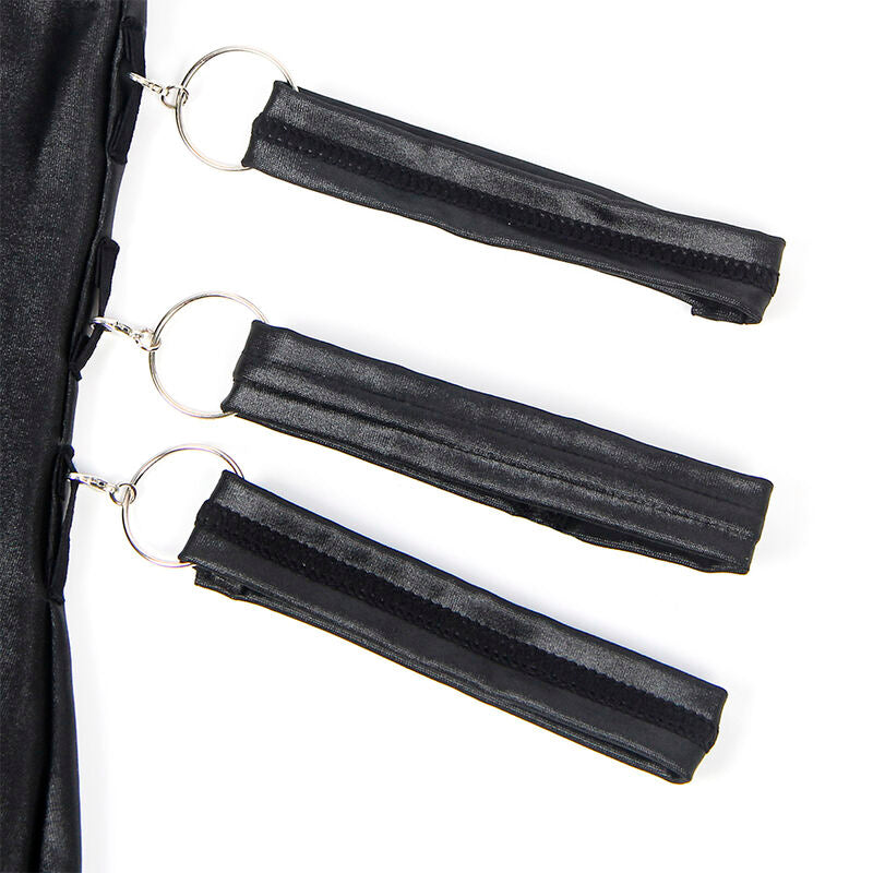 SUBBLIME - 954413 LEDER BONDAGE BODY SCHWARZ L/XL