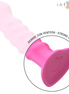 INTENSE - CINDY Sensory Device SIZE L SPIRAL DESIGN 10 VIBRATIONS PINK REMOTE CONTROL