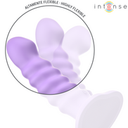 INTENSE - BRENDA Sensorisches Gerät GRÖSSE M SPIRALDESIGN 10 VIBRATIONEN LILA FERNBEDIENUNG
