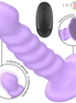 INTENSE - BRENDA Sensorisches Gerät GRÖSSE M SPIRALDESIGN 10 VIBRATIONEN LILA FERNBEDIENUNG