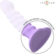 INTENSE - BRENDA Sensorisches Gerät GRÖSSE M SPIRALDESIGN 10 VIBRATIONEN LILA FERNBEDIENUNG