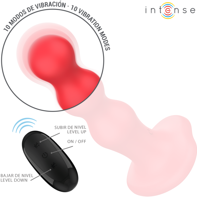 INTENSE - CODY Sensory Device WITH SUCTION CUP RED REMOTE CONTROL