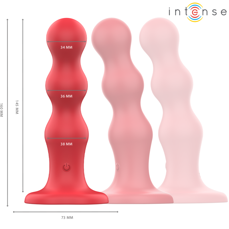 INTENSE - CODY Sensory Device WITH SUCTION CUP RED REMOTE CONTROL