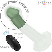 INTENSE - BECCA Sensory Device WITH SUCTION CUP 10 VIBRATIONS GREEN REMOTE CONTROL