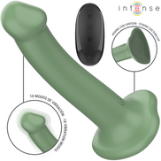 INTENSE - BECCA Sensory Device WITH SUCTION CUP 10 VIBRATIONS GREEN REMOTE CONTROL