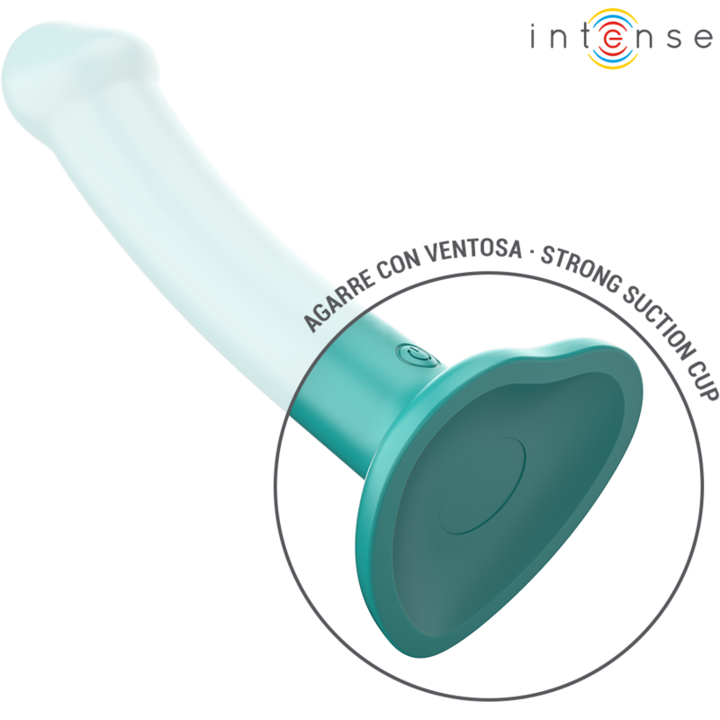 INTENSE - KATIE Sensory Device WITH SUCTION CUP 10 VIBRATIONS BLUE REMOTE CONTROL