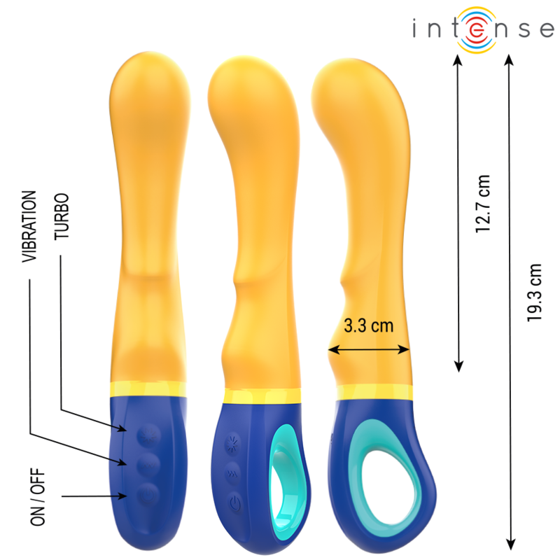 INTENSE - SHAGGY G-SPOT Sensory Device YELLOW