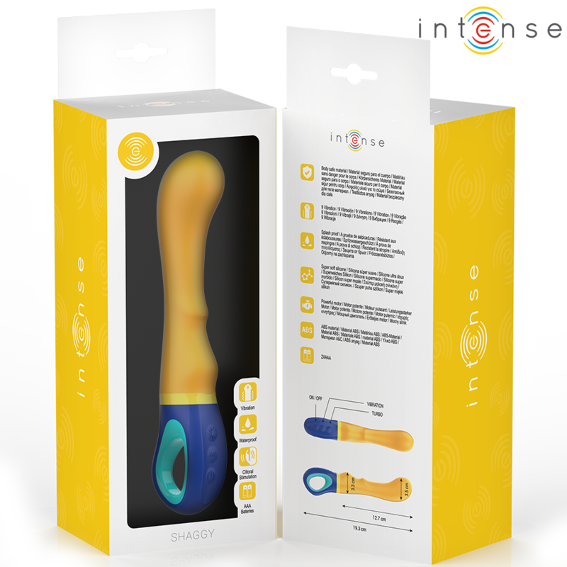 INTENSE - SHAGGY G-SPOT Sensory Device YELLOW