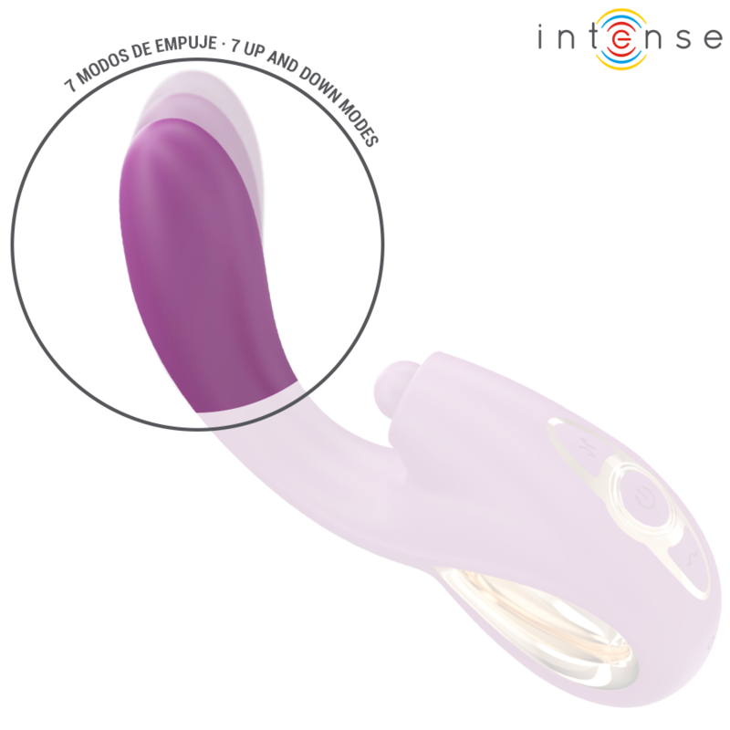 INTENSE - LALI MULTIFUNCTION G-SPOT Sensory Device TAPPING & THRUST & VIBRATION PURPLE