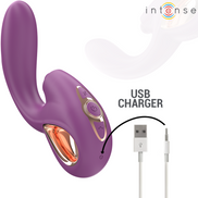 INTENSE - LALI MULTIFUNCTION G-SPOT Sensory Device TAPPING & THRUST & VIBRATION PURPLE