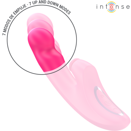 INTENSE - EMI Sensory Device 13.5 CM MULTIFUNCTION 3 IN 1 10 VIBRATIONS PINK