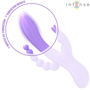 INTENSE – MIKO TRIPLE-Sinnesgerät HASE & STIMULATOR & ANAL 7 VIBRATIONEN LILA