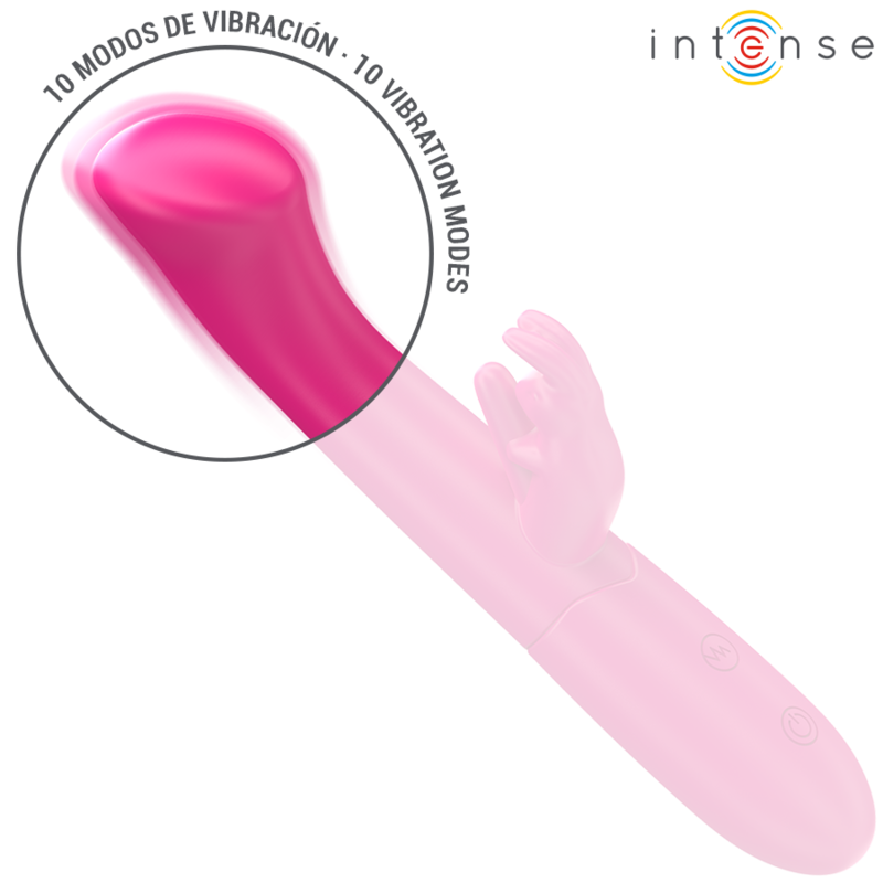 INTENSE - JULIETA RABBIT Sensory Device 18.6 CM 10 VIBRATIONS PINK