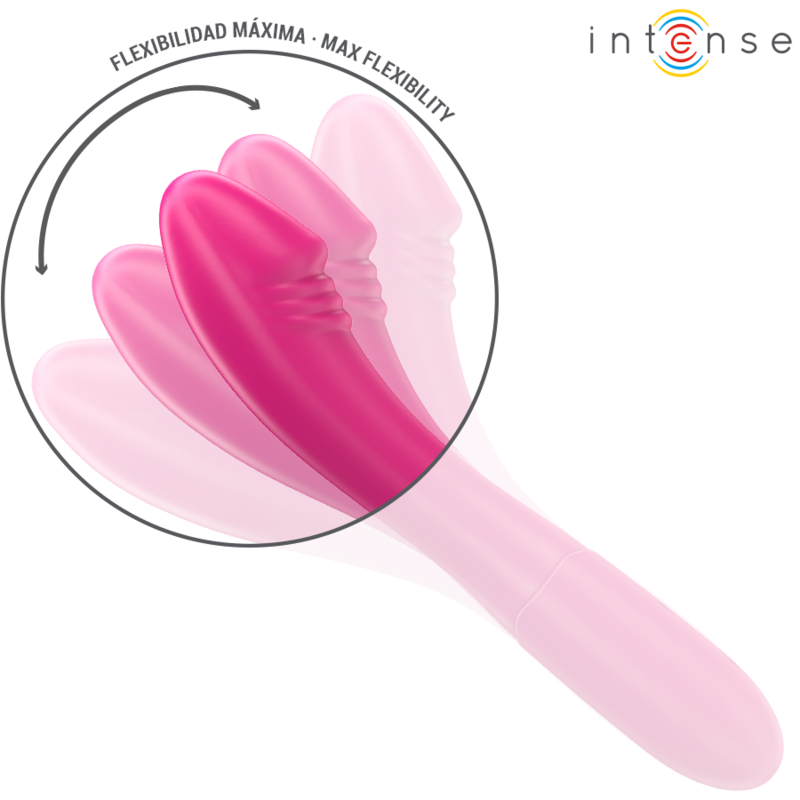 INTENSE - BELINDA Sensory Device 19 CM FLEXIBLE 10 VIBRATIONS PINK