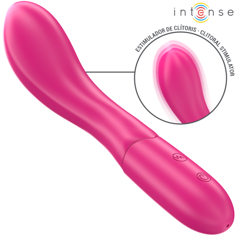 INTENSE - LISETTE Sensory Device 19 CM FLEXIBLE 10 VIBRATIONS PINK