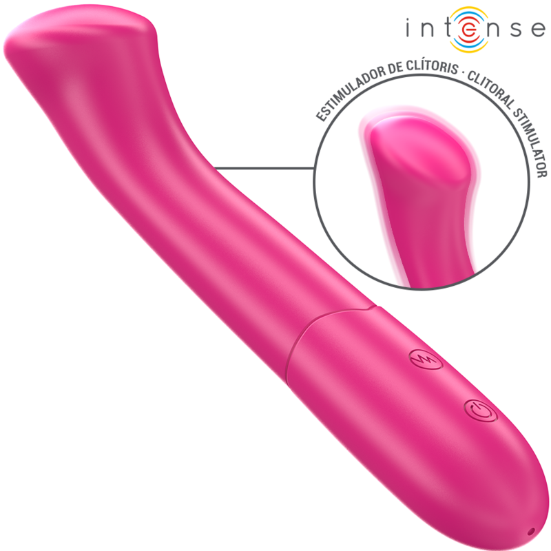 INTENSE - PATY Sensorisches Gerät 19 CM FLEXIBEL 10 VIBRATIONEN MODELL 2 ROSA