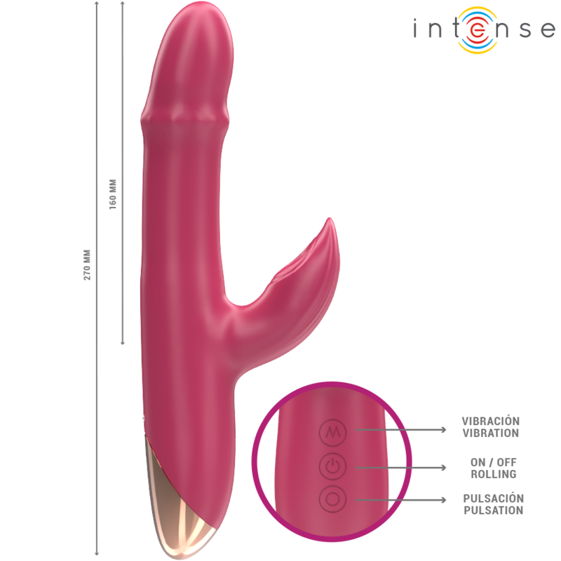INTENSE - CHLOE MULTIFUNCTION Sensory Device 3 IN 1 RED