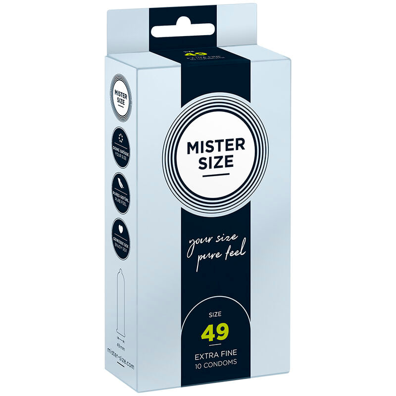 MISTER SIZE - KONDOMGRÖSSE S 49 MM (10 STÜCK)