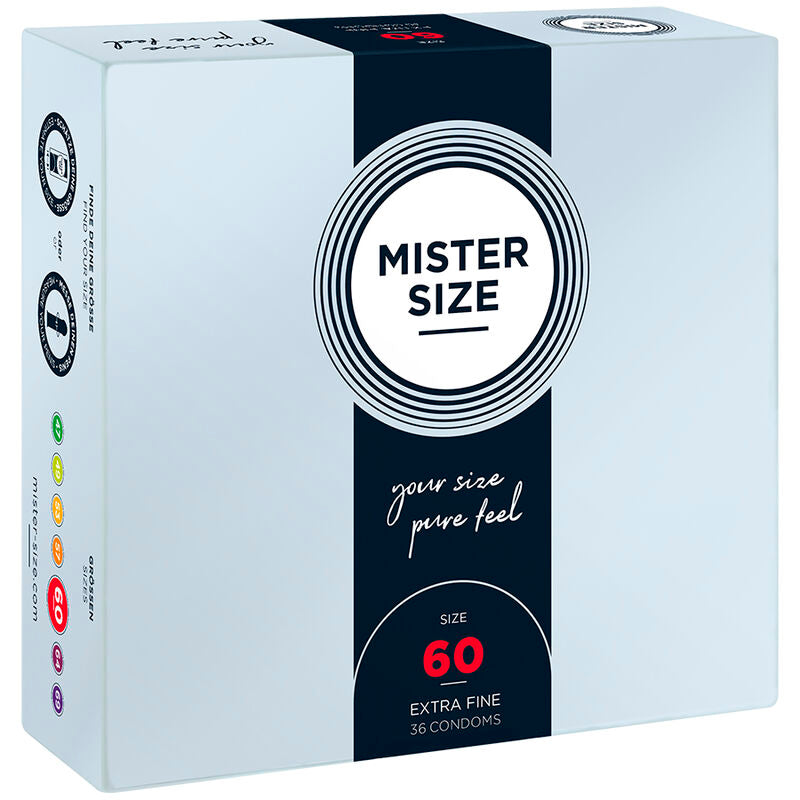 MISTER SIZE - KONDOMGRÖSSE XL 60 MM (36 STÜCK)